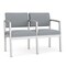 Lesro Lenox 2 Seat Tandem Seating W/ Arm, 43.5 in W 24.5 in L 32 in H LS2103 - alternate 1